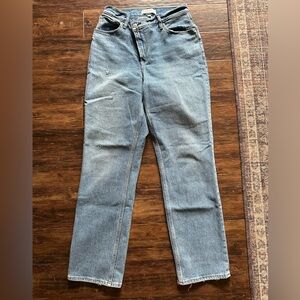 Abercrombie & Fitch Light Blue Straight Leg Jeans